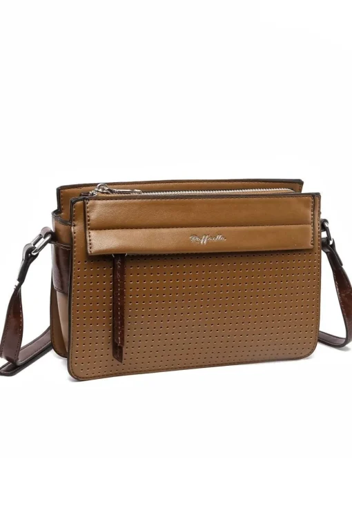 Faux Leather Crossbody Bag
