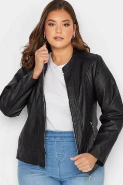Faux Leather Jacket
