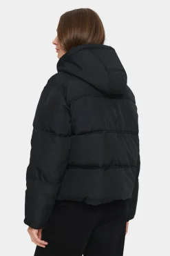 Fey Short Hooded Puffer Jacket-