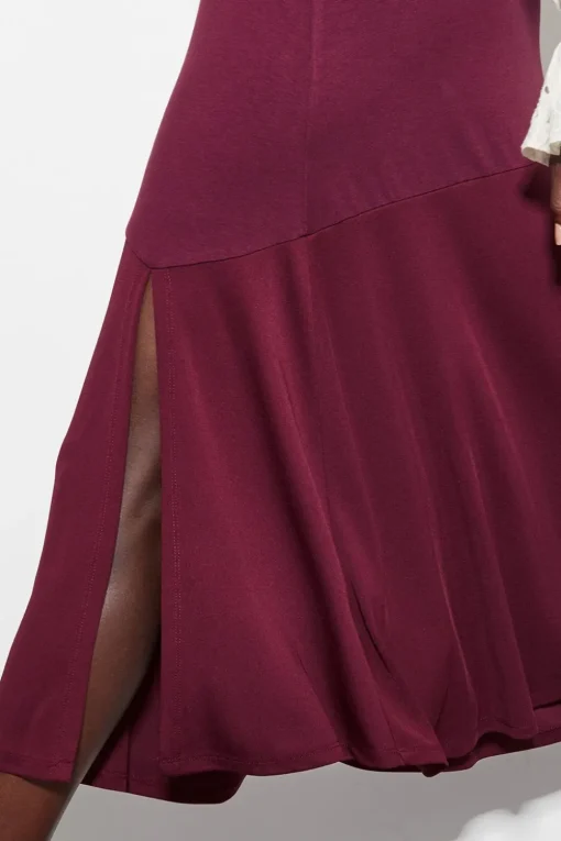 Fifi Jersey Panel Midi Skirt