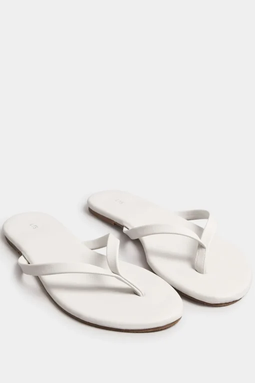 Flat Toe Thong Salndals In Standard Fit