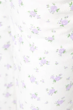 Floral Print Denim Jean