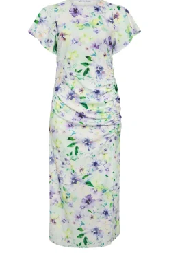 Floral Print Gathered Dress