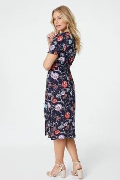 Floral Short Sleeve Dress
