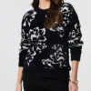 Floral Soft Knit Long Sleeve Jumper