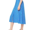 Floral Sunburst Skirt-Polka Dot