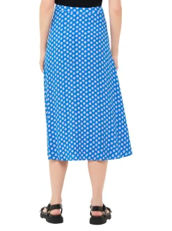 Floral Sunburst Skirt-Polka Dot