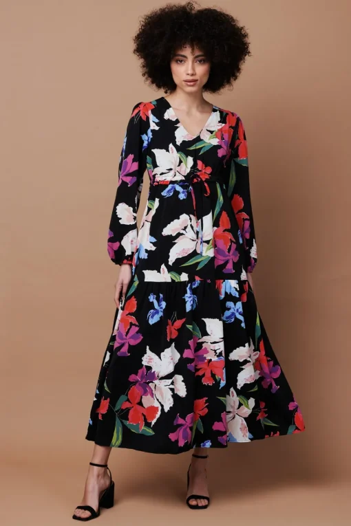 Floral Tiered Maxi Dress