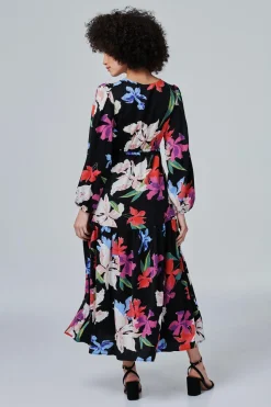 Floral Tiered Maxi Dress