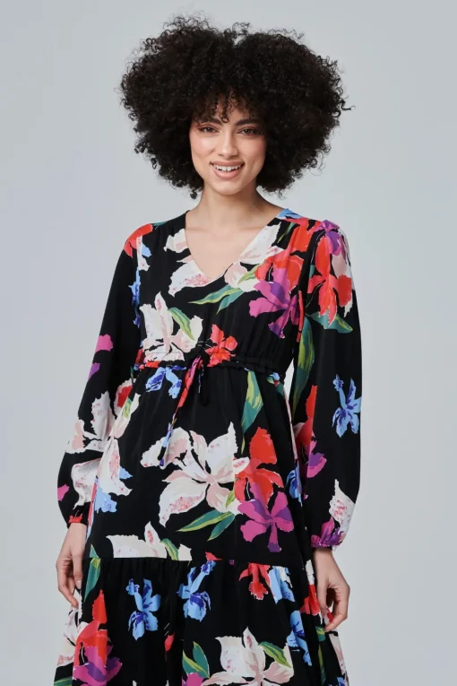 Floral Tiered Maxi Dress