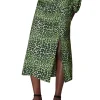 Fluro Animal Ruched Skirt-Animal Print