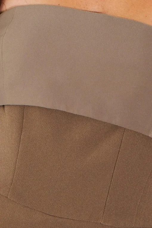 Fold Over Corset Skort Playsuit