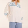 Full Sleeve Embroidered Blouse