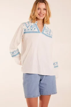 Full Sleeve Embroidered Blouse