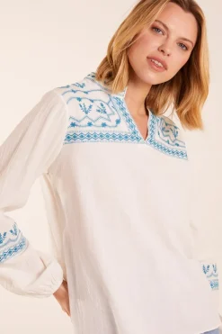 Full Sleeve Embroidered Blouse
