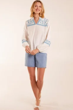 Full Sleeve Embroidered Blouse