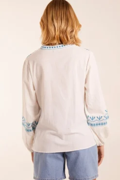 Full Sleeve Embroidered Blouse