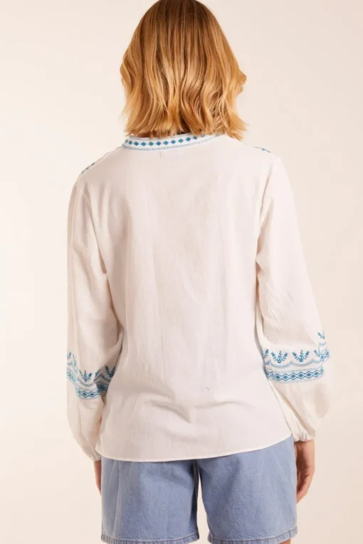 Full Sleeve Embroidered Blouse