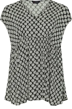Geometric Print Tunic Top