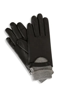 Gift Boxed Knitted Cuff Leather Gloves