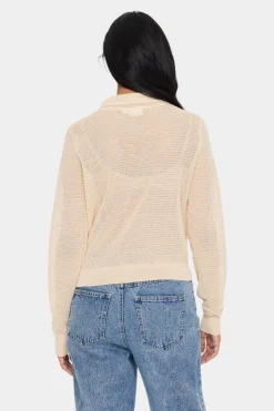GizetteSZ Collar Button Cardigan-
