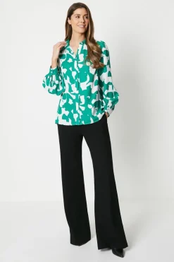 Green Abstract Shirt