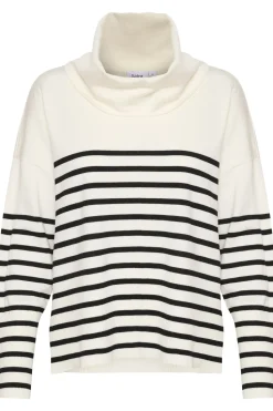 GrilaSZ Cowl Neck Stripe Pullover-