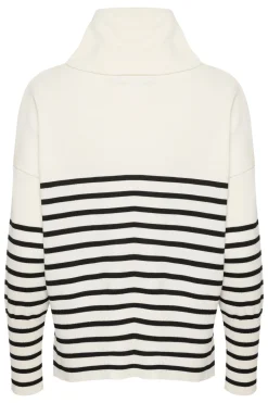 GrilaSZ Cowl Neck Stripe Pullover-