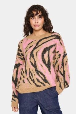 GucciaSZ Printed Casual Fit Pullover-