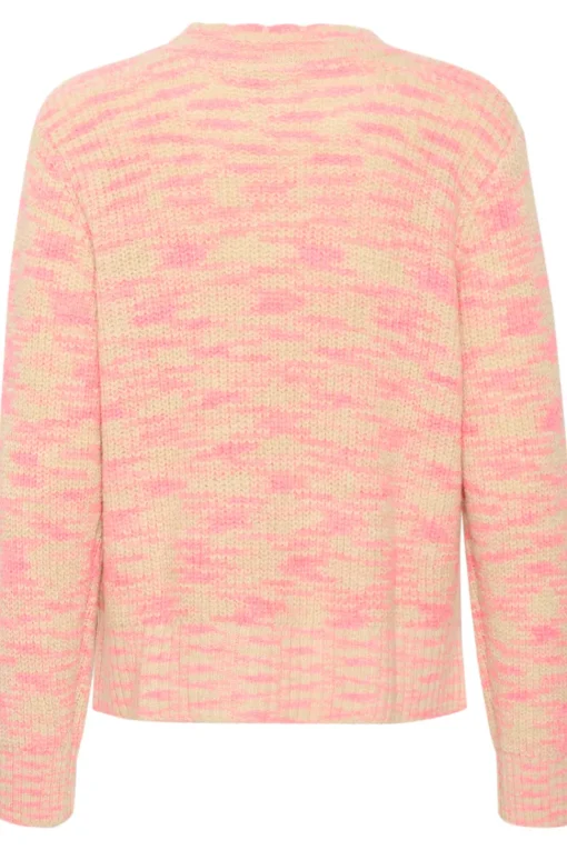 GustaSZ Crew Neck Melange Knit Pullover-