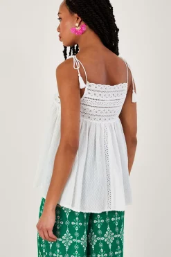 Halter High Neck Detail Cami