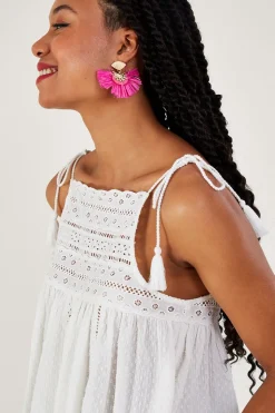 Halter High Neck Detail Cami