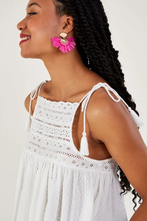 Halter High Neck Detail Cami