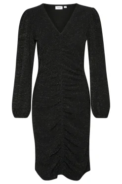 HelaSZ Slim Fit V-neck Glitter Dress-