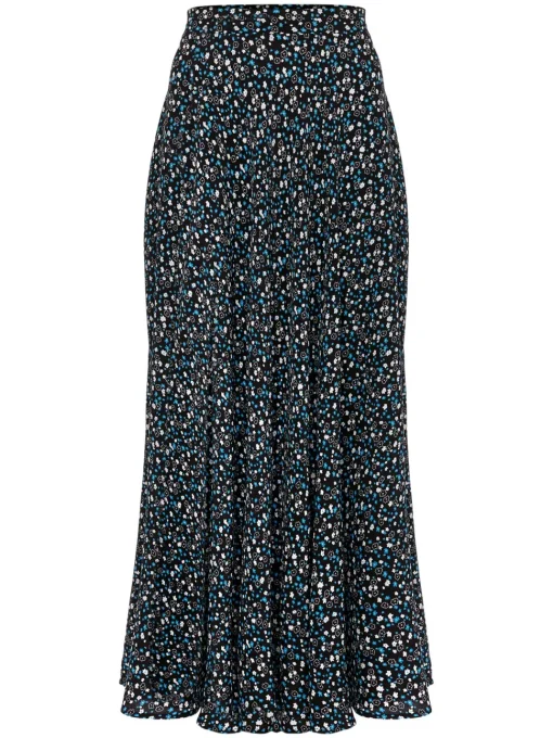 Hermonia Floral Maxi Skirt-Printed