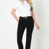High Rise Comfort Stretch Straight Leg Jean