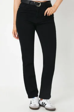 High Rise Comfort Stretch Straight Leg Jean