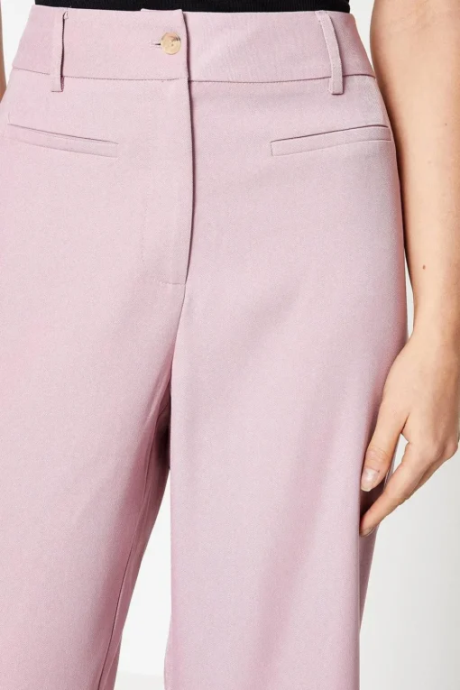 High Waisted Patch Back Pocket Trouser