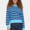 IbenmeiSZ Striped Regular Fit Pullover-Striped