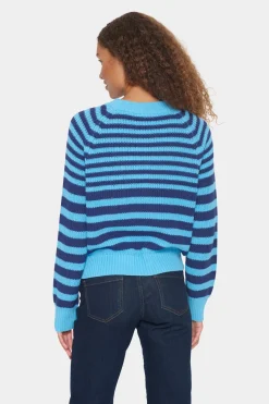 IbenmeiSZ Striped Regular Fit Pullover-Striped