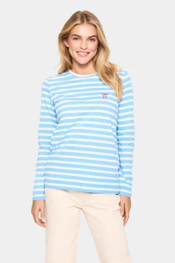 IdaliaSZ LS T-Shirt Long Sleeve T-shirt-Striped