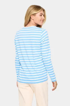 IdaliaSZ LS T-Shirt Long Sleeve T-shirt-Striped
