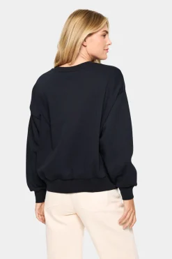 InezSZ Long Sleeve Printed Sweatshirt-