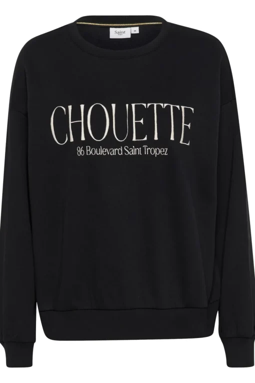 InezSZ Long Sleeve Printed Sweatshirt-