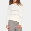 IngelaSZ Lace And Rib Knit Pullover-