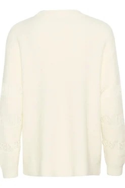 IngelaSZ Lace And Rib Knit Pullover-