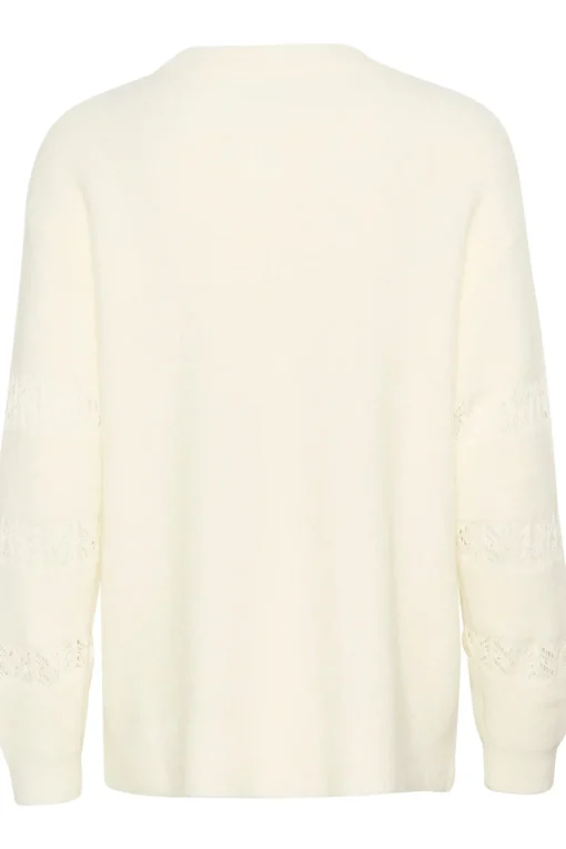 IngelaSZ Lace And Rib Knit Pullover-