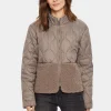 IsodoraSZ Quilted Teddy Fabric Jacket-