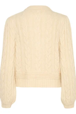 IvalaSZ Pearl Detail Knit Cardigan-