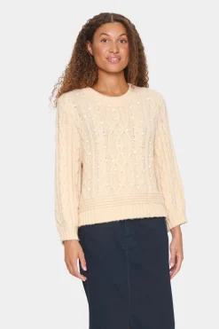 IvalaSZ Pearl Detail Pullover-